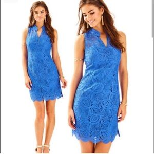 Lilly Pulitzer Vibrant Blue Mini Dress